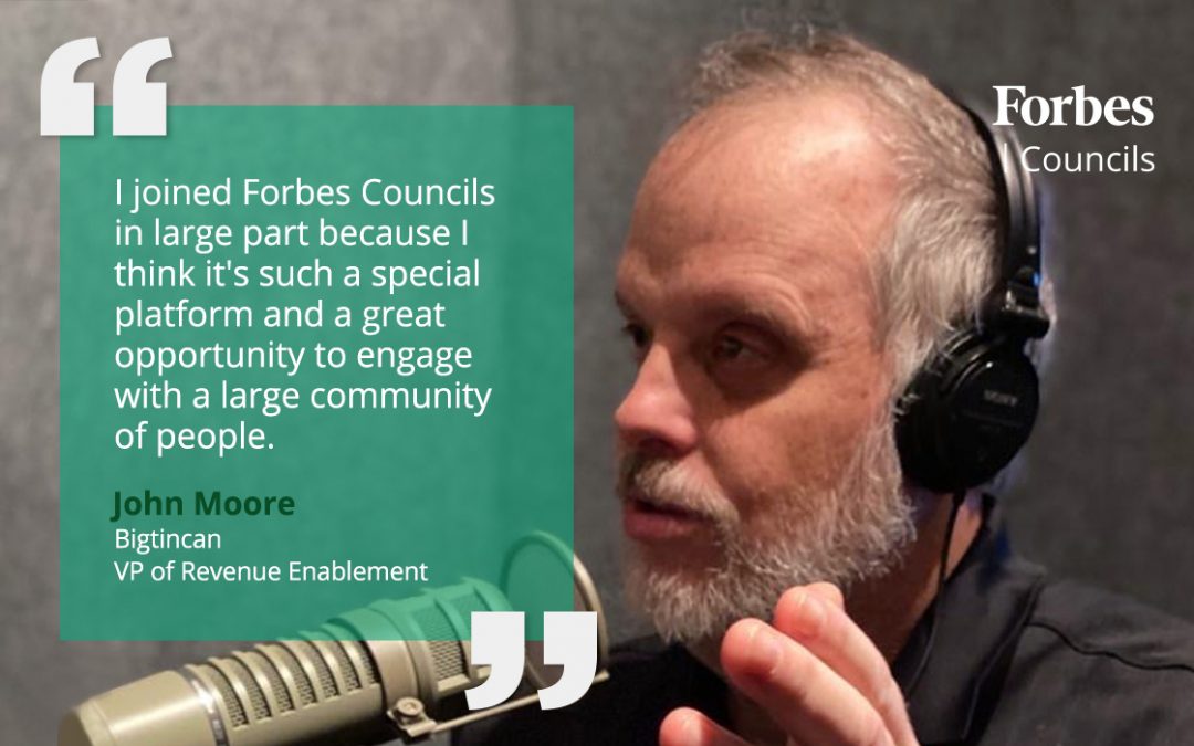 John Moore Says Forbes Councils Publishing Helps Him Evangelize for His Industry